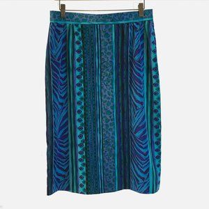 😀 3 for $20 Gay Boyer 80s Watercolor Midi Skirt